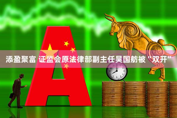 添盈聚富 证监会原法律部副主任吴国舫被“双开”