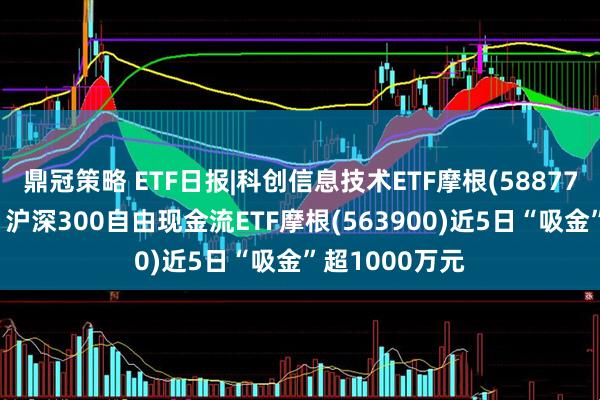 鼎冠策略 ETF日报|科创信息技术ETF摩根(588770)翘尾收涨，沪深300自由现金流ETF摩根(563900)近5日“吸金”超1000万元